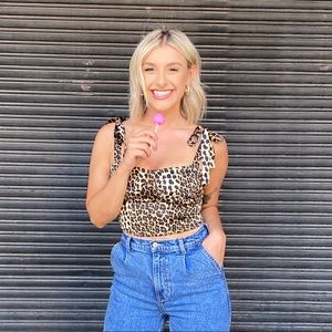 8Birdies Leopard Tie Tank (Verge Girl)